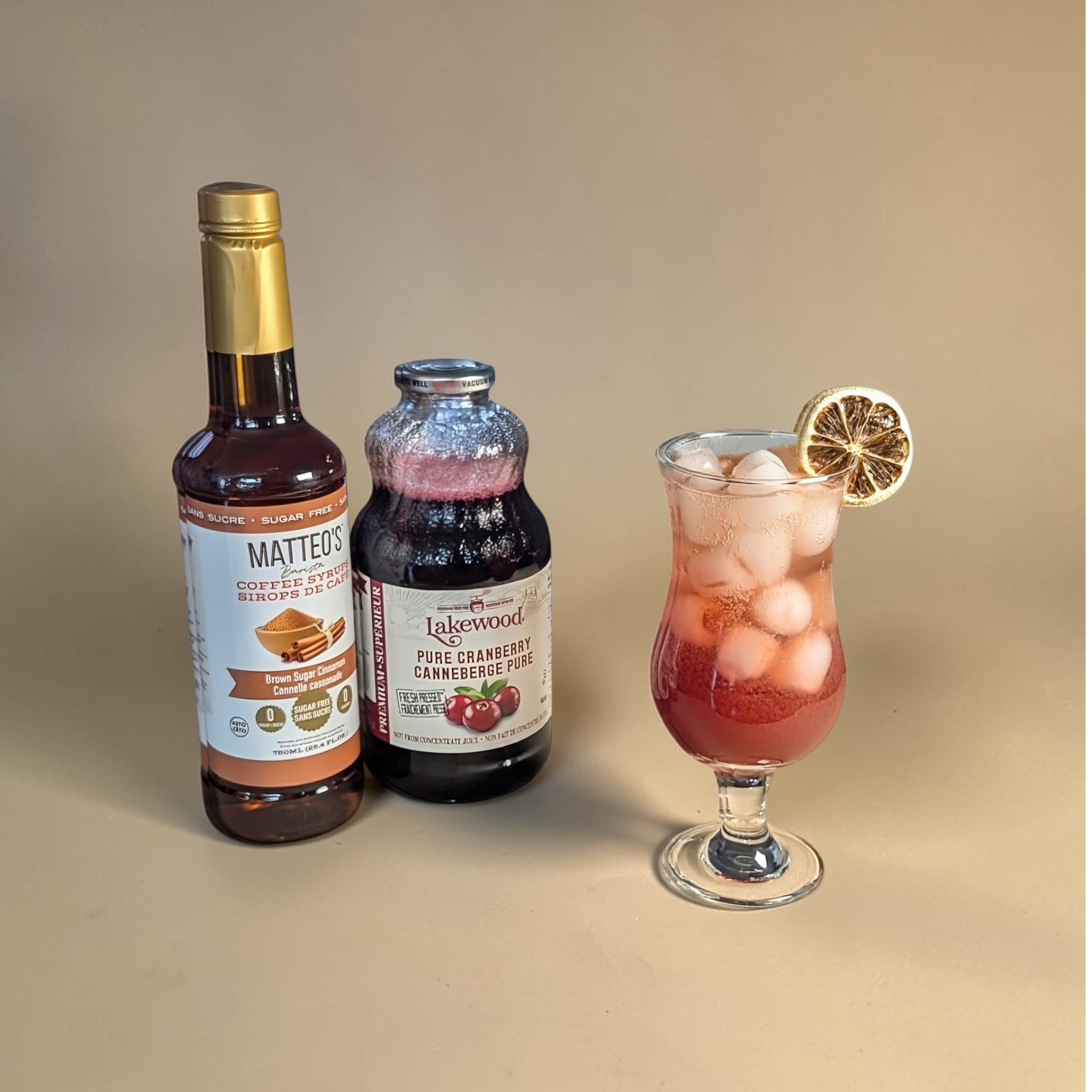 Cinnamon Cranberry Spice Mocktail Kit