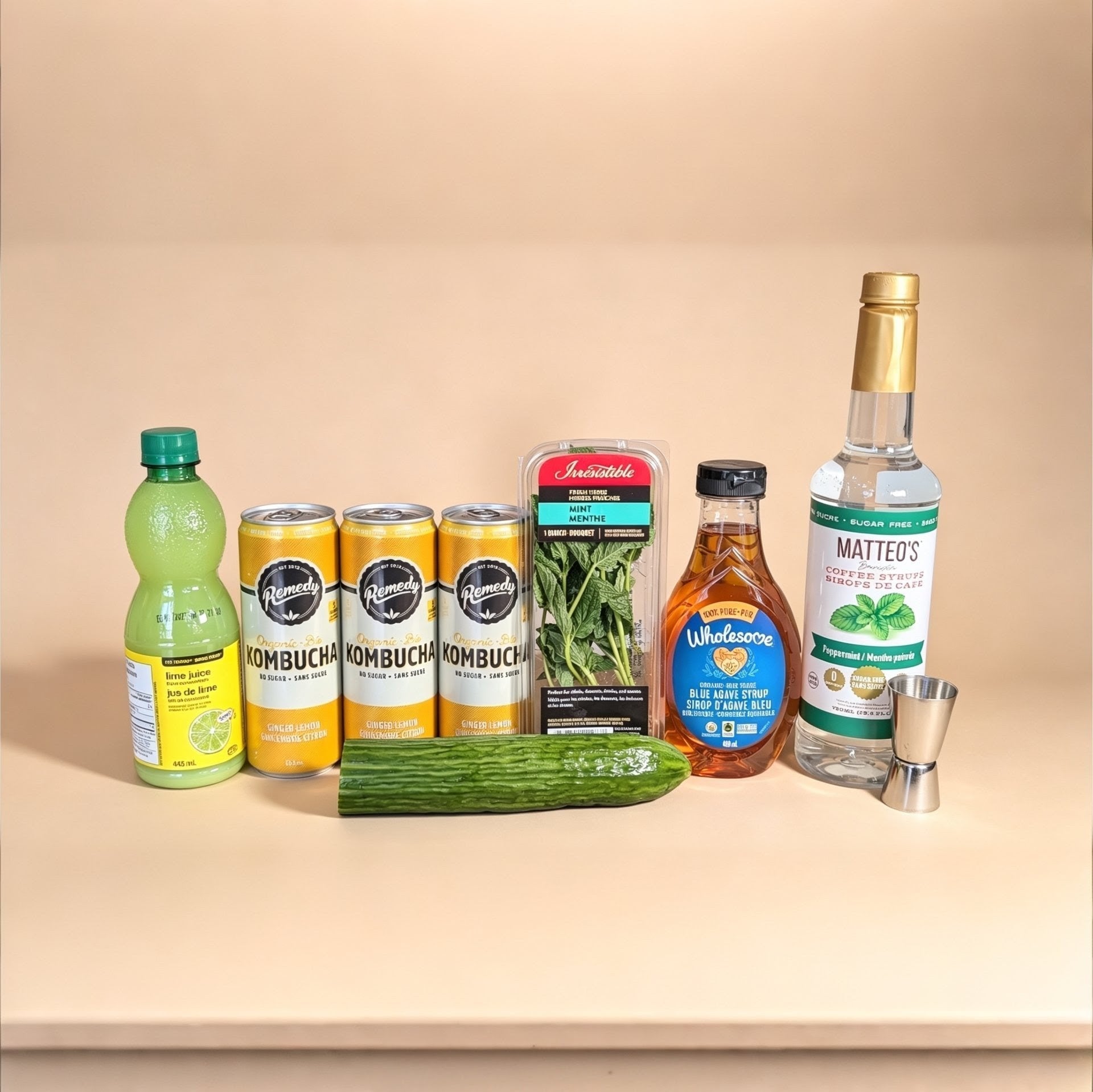 Cucumber Mojito Mocktail Kit